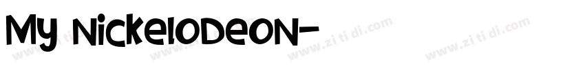 my nickelodeon字体转换